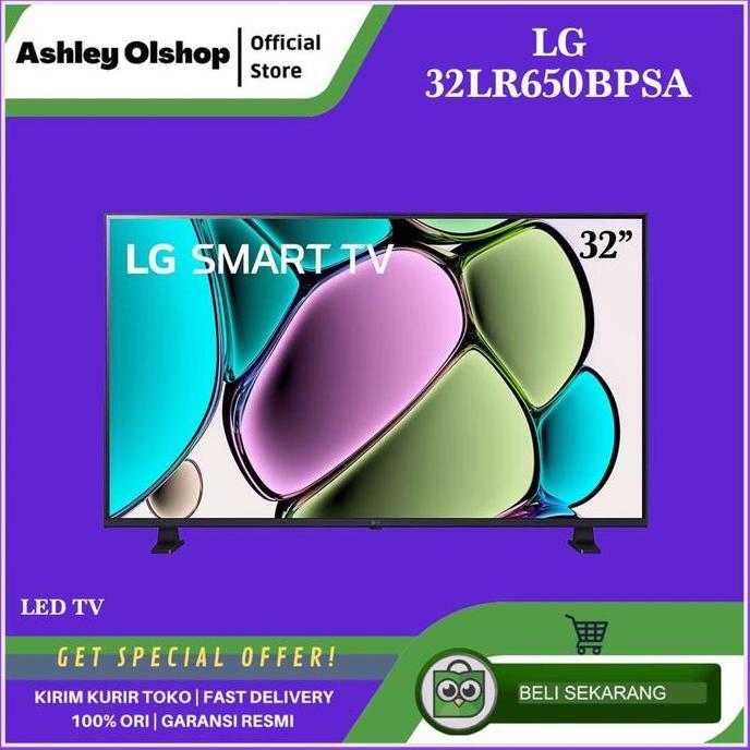 TERLARIS SMART TV HD LG 32 INCH 32LR650BPSA LED TV LG 32-LR650BPSA TV LR65 32 INCI
