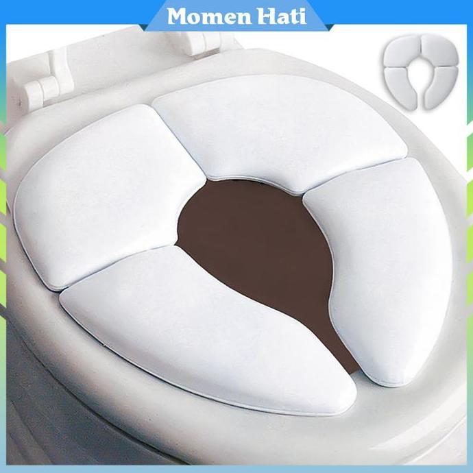 BOWTEKH Alas Toilet Duduk Dudukan Toilet Anak Portable Toilet Training Bayi PROTOK