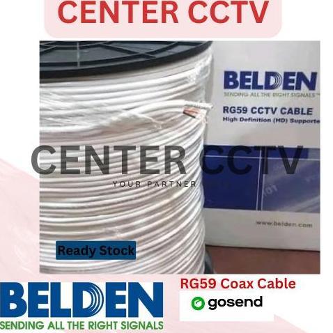 TERLARIS KABEL CCTV BELDEN COAXIAL + POWER RG59 RG6 (1 ROLL)