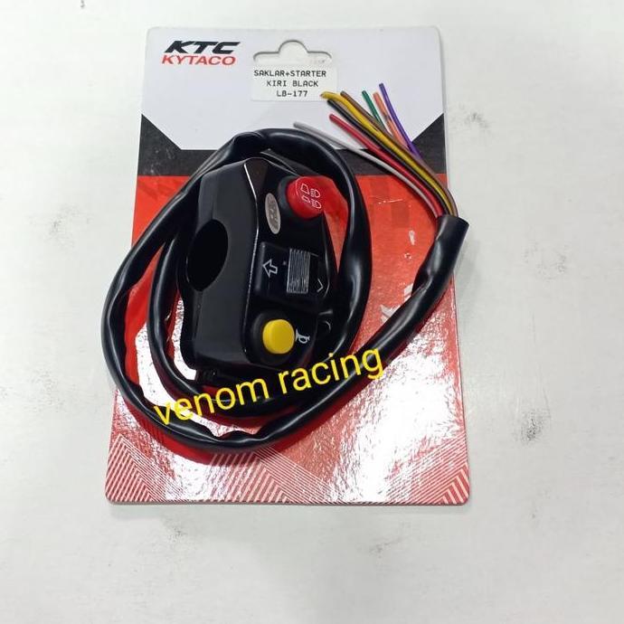 saklar kiri ktc kytaco LB 177/ saklar kiri ktc lb177 hitam/ saklar ktc