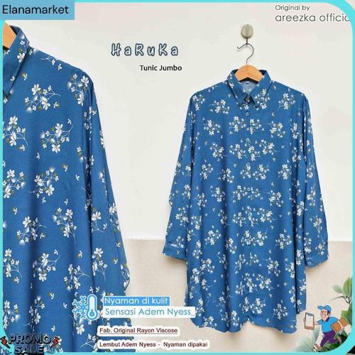 Daisy Tunik Wanita Oversize Jumbo Motif Baru Rayon Premium Pengiriman Cepat
