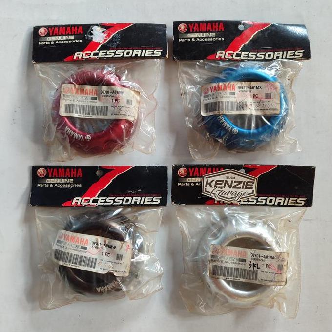 Endcup End Cup Cover Ujung Knalpot Nouvo Z Orinal Yamaha Thailand Brown Biru Merah Silver