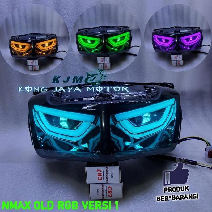 Lampu Belakang Nmax Old /Stoplamp Nmax Old RGB VERSI 1 CR7 CKS JPA