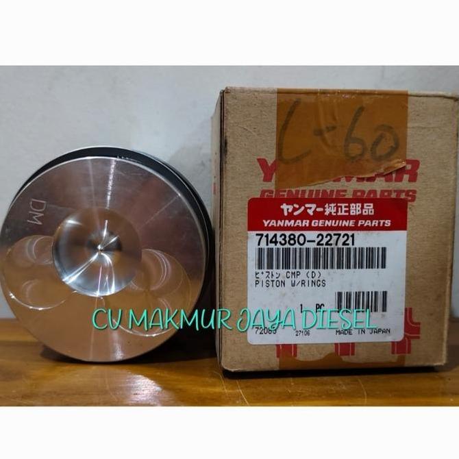 Piston With Ring L60 714380-22721 Yanmar