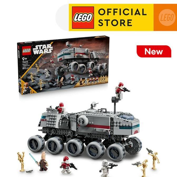 LEGO Star Wars  75413 Republic Juggernaut (813 Pieces) Star Wars Toys (9 Tahun+)