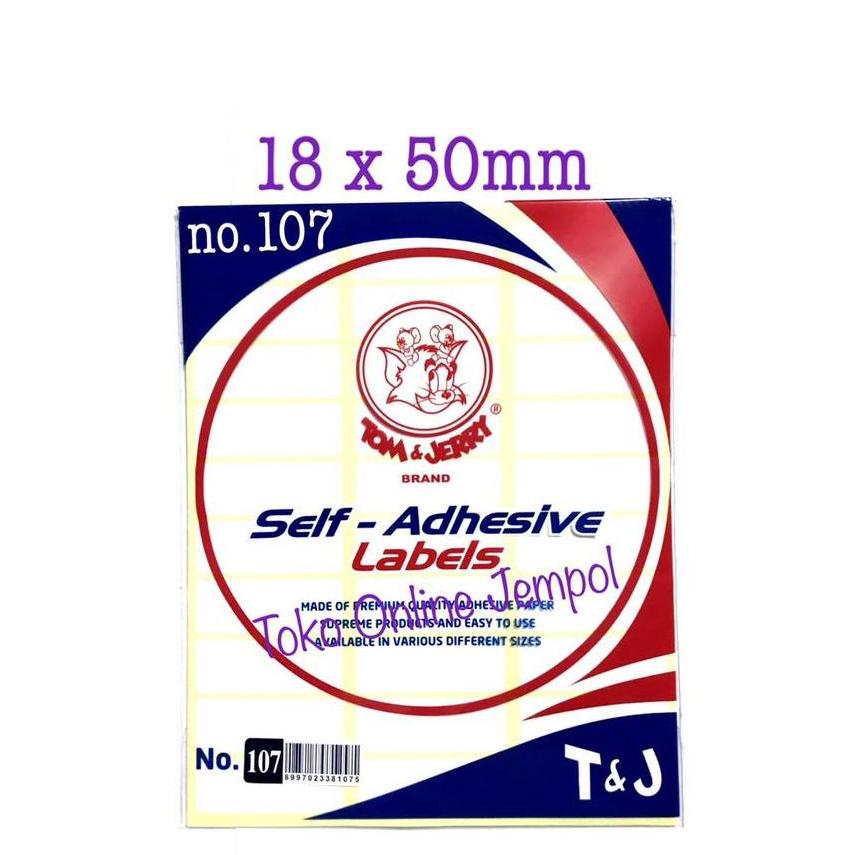 18x50mm no.107 Label Tom and Jerry stiker Jerry sticker ATK1194TJ