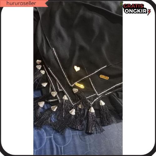 Khimar.Instant.Hitam.Khimar.Temboro.Khimar Ziper Gratis Ongkir