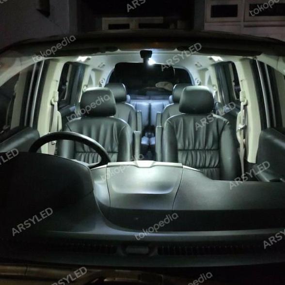 Lampu Plafon Kabin Honda Freed Double Blower Isi 5 Led Super Terang