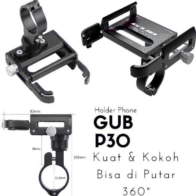 Gub Phone Holder Varian Lengkap Motor Moto Handphone Bracket P10 G81 P30 P40 Pro 2
