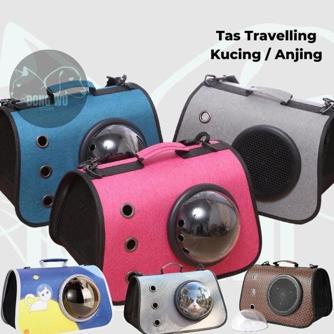 Effort- Dongwu Tas Jinjing Hewan Kucing Anjing Travel Pet Bag Carrier Pet