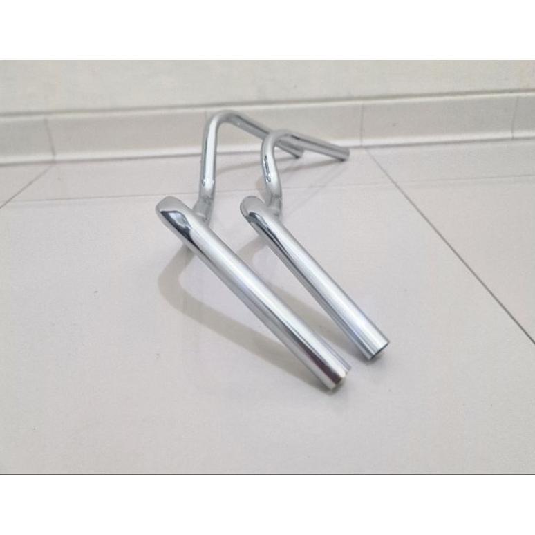 WIRYAASIHMALL STANG SEPEDA JENGKI STANG SEPEDA MINI CITY BIKE MINI KERANJANG HANDLEBAR TOURING STANG