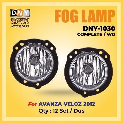 Fog Lamp Avanza Veloz 2012 Complete