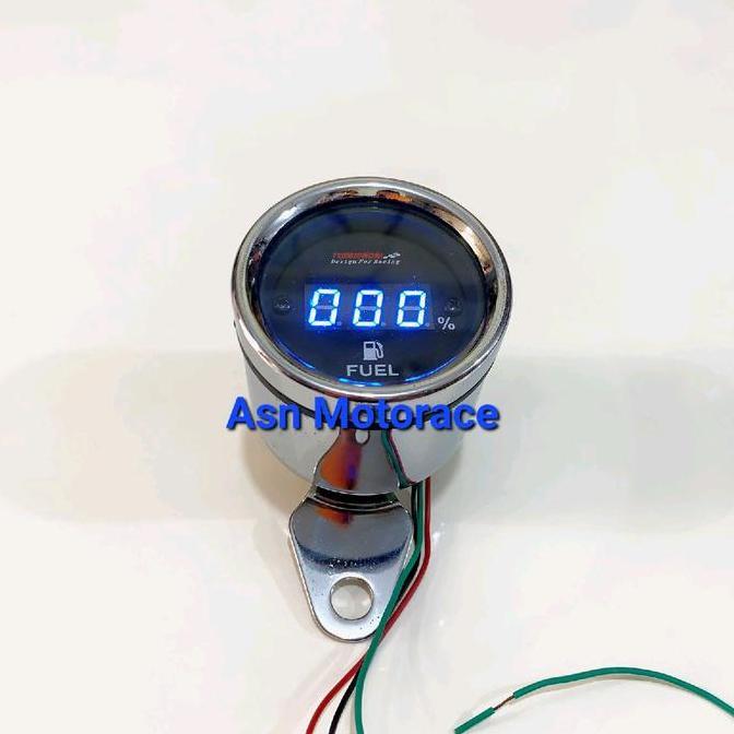 AMPERE BENSIN FUEL METER DIGITAL PERSEN LED FULL METER BENSIN DIGITAL LED UNIVERSAL MOTOR TERBARU