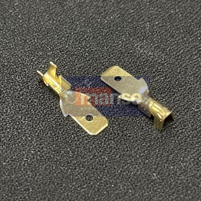 Supermax- Skun Gepeng Male 4.8Mm / Terminal Kabel Cowok 4,8 Mm (Isi 100 Pcs)
