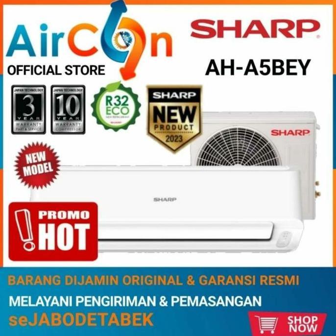 Terlaris Ac Sharp Ah-A 5 Ucy Turbo Cool 0.5 Pk 1/2Pk Ah-A5Ucy Unit Only