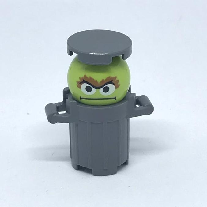 Lego minifigure Oscar The Grouch Sesame Street Idea078 21324