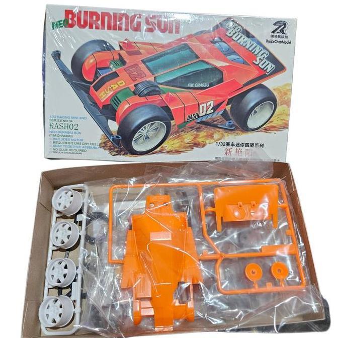Tamiya Mini 4wd Merk DD Ruize Neo Burning Sun FM chassis