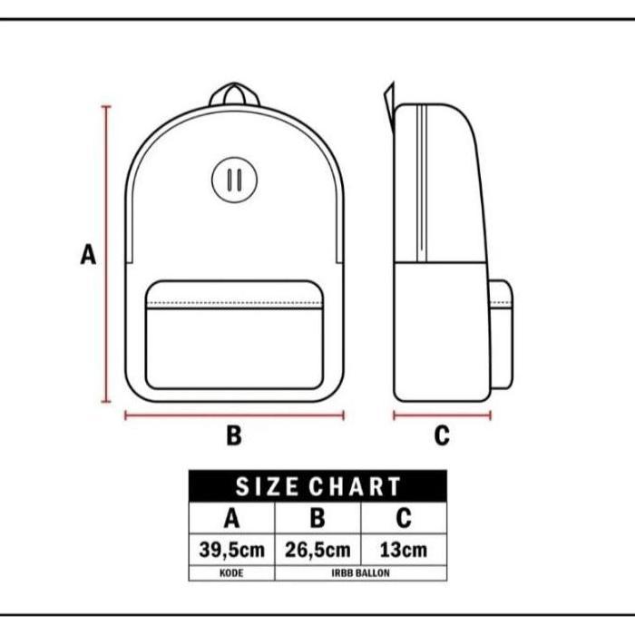 TERBARU TRSHOP Tas Ransel Pria Wanita Backpack Hitam Polos Bintang Tas Sekolah Anak Laki Laki Kekini
