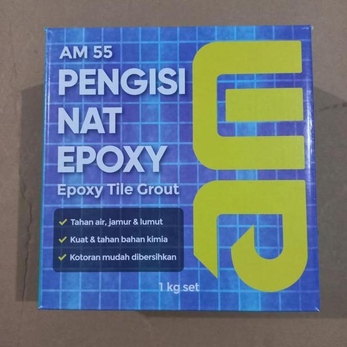 HITAM - Tile Grout Epoxy AM 55 Semen Nat Keramik Mosaic Anti Bocor