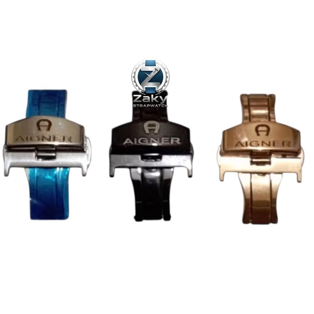 Buckle Aigner Palermo Buckle Tali Jam Tangan Kulit Aigner 20mm 22mm aksesoris jam