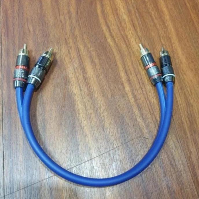 BEBAS ONGKIR - Kabel rca to rca canare pendek 15 centimeter