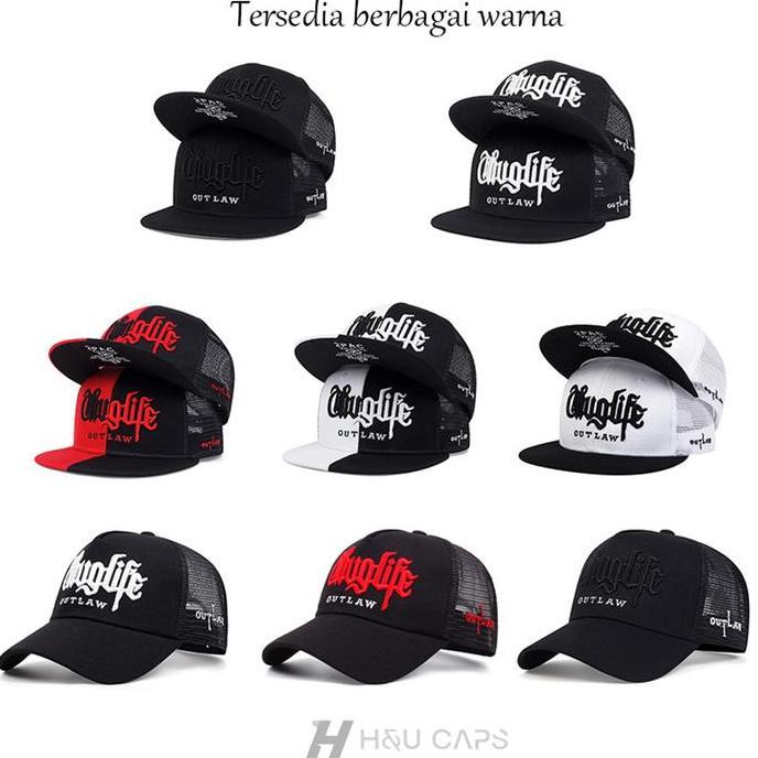 New summer topi baseball pria topi truckerThuglife sulaman fashion net snapback cap hat sport outdoo