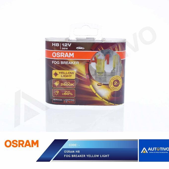 Lampu Mobil Bohlam Osram Fogbreaker H8 Halogen 12 Volt 55 Watt