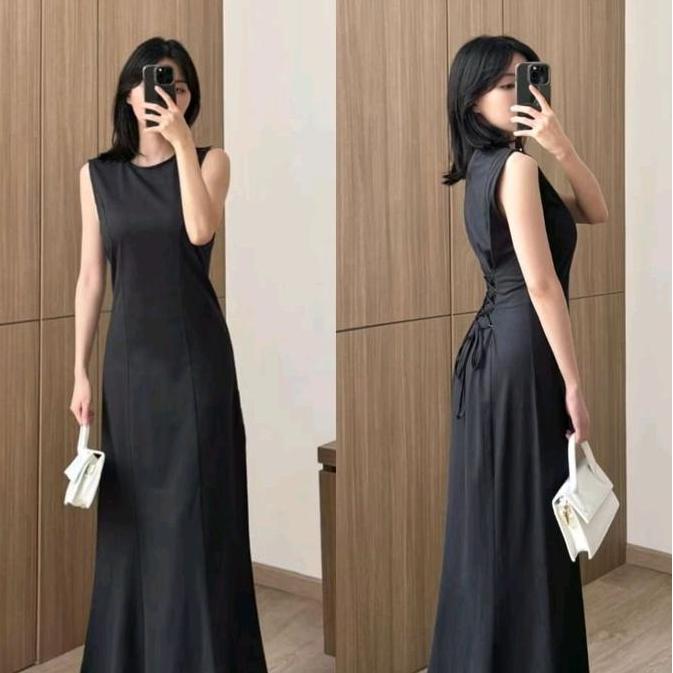Afila Dress Sabrina,Dress Korea Style,Dress Tanktop Jumbo