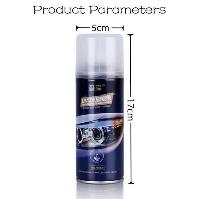 BOTOF 200ML Headlight Restored /Pembersih Kaca Lampu Mobil Kusam / Headlamp PolishPoles Mika Lampu M