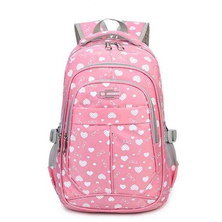 Abak- Tas Wanita Cantik Ransel Perempuan Motif Love Tas Sekolah Sd Smp Sma