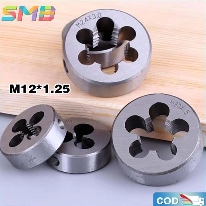 OTNEUDA Senai Pembuat Drat Luar Mata Tap M12*1.25-Mata Senai Pembuat Drat Luar