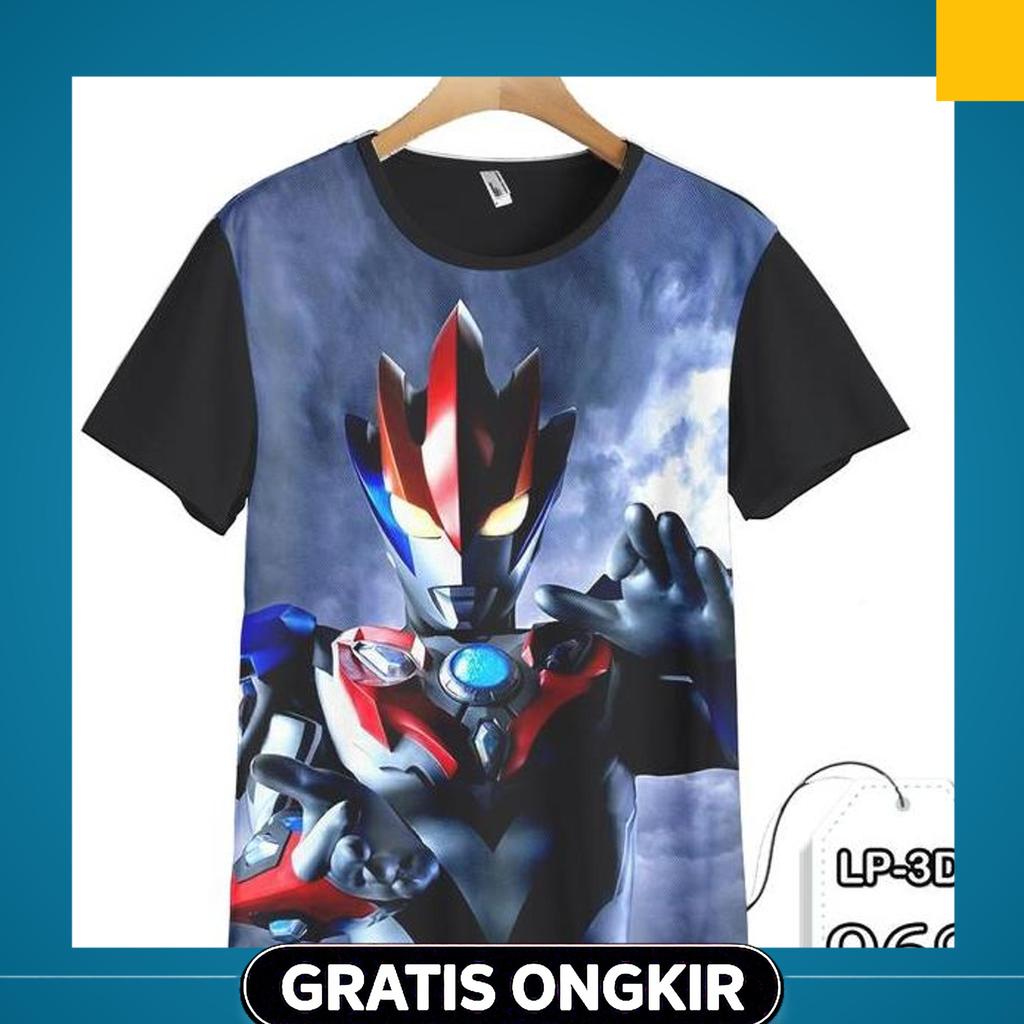Kaos Ultraman Baju Anak Dan Dewasa Ultraman Serial Tokusatsu #Lp3D-962 Fashion