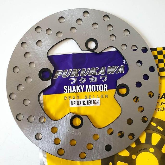 PIRINGAN CAKRAM JUPITER MX NEW BELAKANG MERK FUKUKAWA DISC ROTOR YAMAHA jupiter mx new BLK MERK FUKU