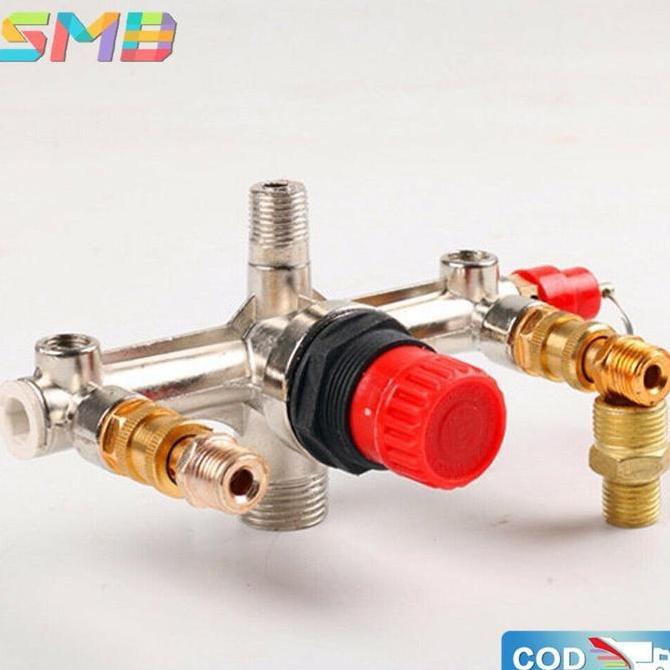 OTNEUDA Bracket Kompresor Kran Regulator Otomatis-Regulator Keran Kompresor Angin