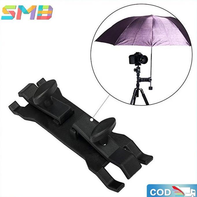 OTNEUDA Stand Holder Payung Untuk Tripod Kamera-Klip Bracket Payung Tripod-Holder Payung Pegangan Tr