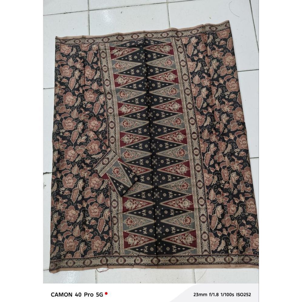Terbaru Bahan/Kain Sarung Batik Set Selendang/Bahan Katun Premium/Motif Batik
