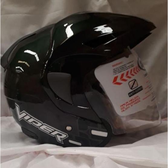 Helm Half OXY Viper Solid Black