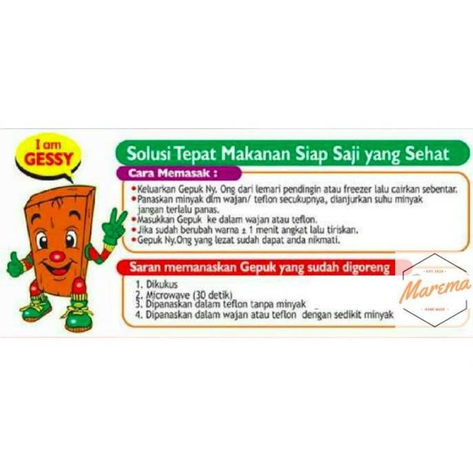 Dryfood- Gepuk Ny Ong [Frozen] - Empal Sapi / Ayam / Pedas