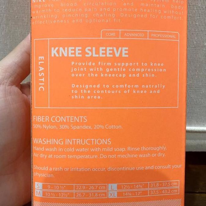 Kirimcepatgan- Pelindung Lutut Nike Isi Sepasang - Knee Support Nike - Deker Lutut