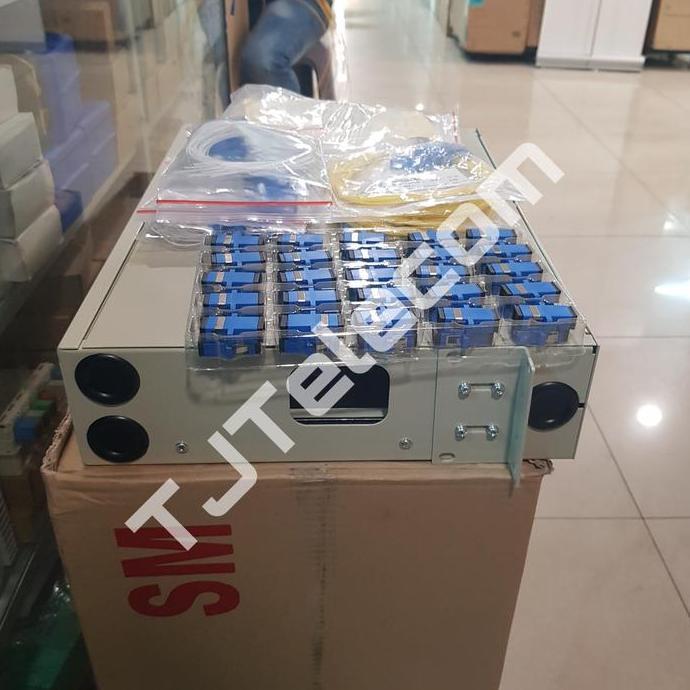 Adabanyak- Otb 48 Core Sc Upc Singlemode / Odf Rack 48 Core Sc Lengkap
