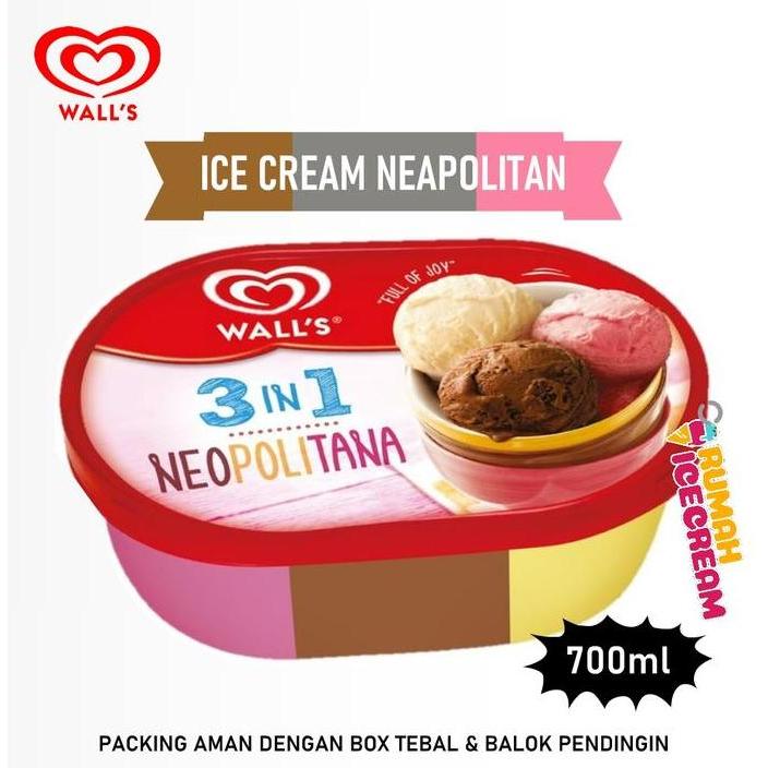 Torta- Ice Cream / Es Krim Neapolitan Walls