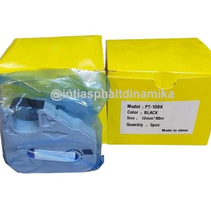 Bolehdijamin- Pt 1010 Pt1010 Puty Refill Ribbon Tape 1X80M Pt 10Bk Pt 10Rd