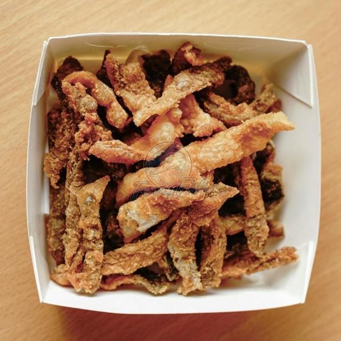 Processed - Crispy Salmon Skin / Kulit Salmon Goreng