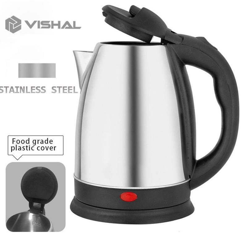 Sale VISHAL Teko listrik  Pemanas Air /Kettle Electric Stainless Pembuat Kopi Teh VS-1801