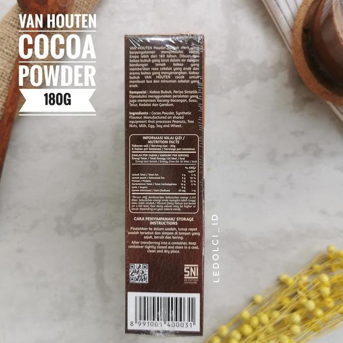 Torta- Van Houten Coklat Bubuk Cocoa Powder Van Houten 180 Gram