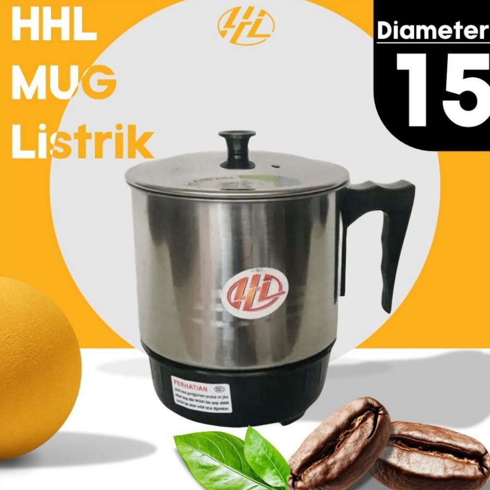 NEW Mug Listrik / Mug Elektrik /Teko Listrik Stainless Steel HHL