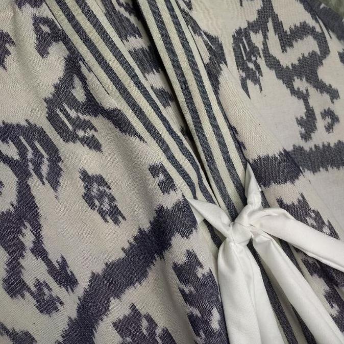 BELI MIKHA OUTER TENUN ETNIK /  CARDIGAN TENUN ETNIK / ATASAN TENUN WANITA / OUTER BATIK KERJA WANIT