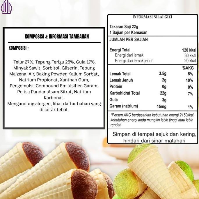 Jjd- (Halal) Kue Es Krim /Kue Isi Soft Cake/Bahan Telur & Tepung 1:1/Kue Sarapan Untuk Anak/Kue Rasa