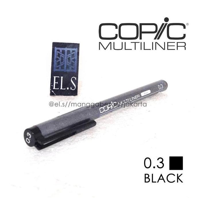 Lansungkirim- Copic Multiliner 0.3 Black