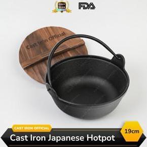 Stufato- Cast Iron Hotpot Bowl 20 Cm Panci Shabu Suki Kuah Korean Food Premium